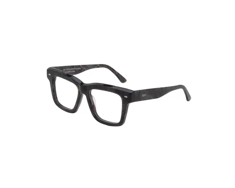 Retrosuperfuture Unisex 49N Numero 116 Roccia Montature da vista Acetato Grigio  Squadrata