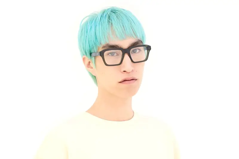 Retrosuperfuture Unisex 4BZ Numero 121 Verde Montature da vista Acetato Verde Squadrata miniatura 3