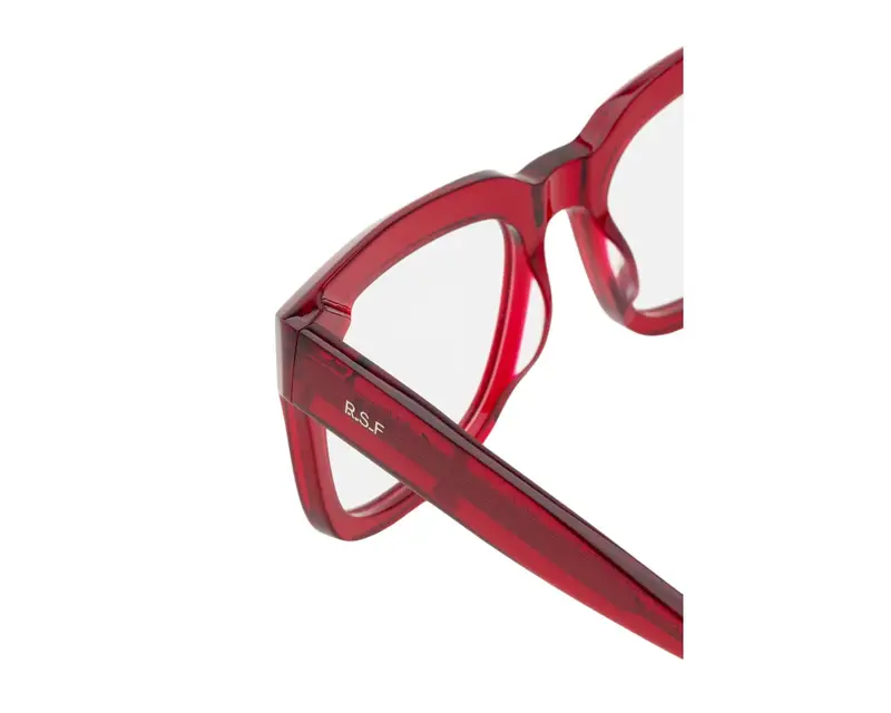Retrosuperfuture Unisex 5M4 Numero 136 Rosso Montature da vista Acetato Rosso Squadrata miniatura 2