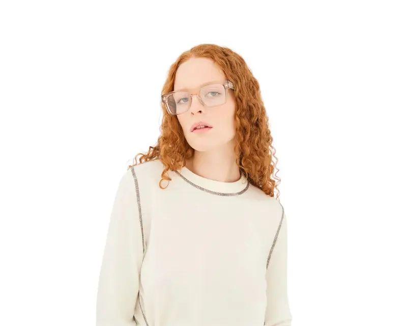 Retrosuperfuture Unisex 5RN Numero 133 Resina Montature da vista Acetato Resina Squadrata miniatura 3