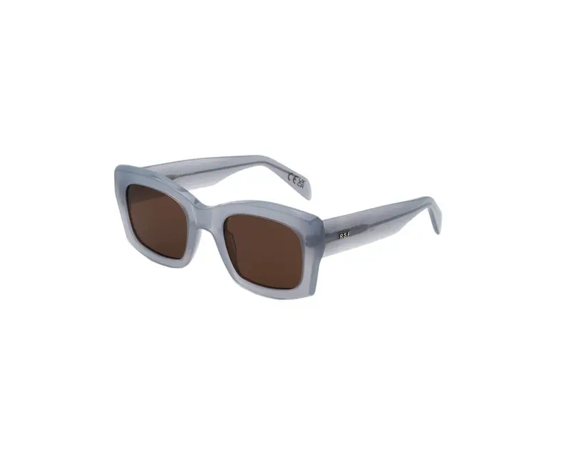 Retrosuperfuture Unisex 5Z2 Komori Light Blue Occhiali da sole Acetato Blu Marrone Squadrata Normale