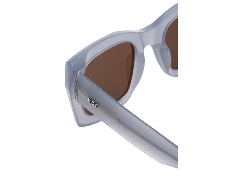 Retrosuperfuture Unisex 5Z2 Komori Light Blue Occhiali da sole Acetato Blu Marrone Squadrata Normale miniatura 2