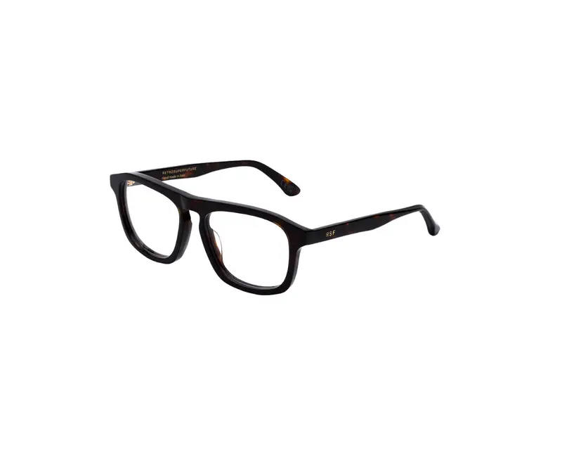 Retrosuperfuture Unisex 66D Numero 123 3627 Montature da vista Acetato Havana  Squadrata
