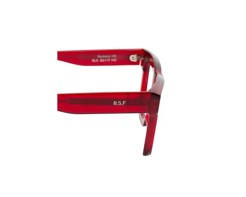 Retrosuperfuture Unisex 6LX Numero 116 Mattone Montature da vista Acetato Rosso Squadrata miniatura 2