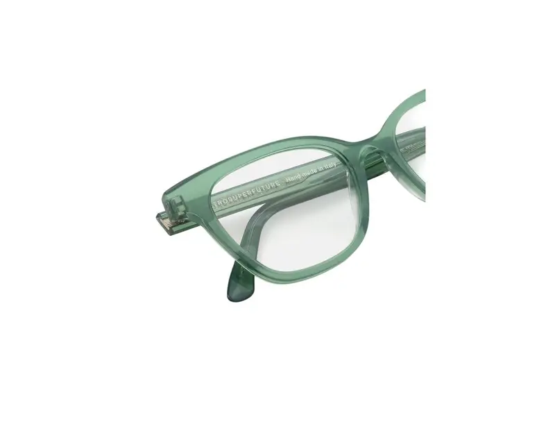 Retrosuperfuture Unisex 7OI Numero 131 Salvia Montature da vista Acetato Verde Squadrata miniatura 2
