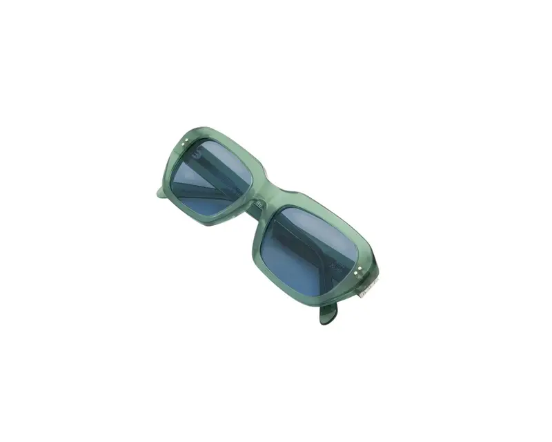 Retrosuperfuture Unisex 7P9 Miles Green Occhiali da sole Acetato Verde Azzurro Squadrata Normale miniatura 2
