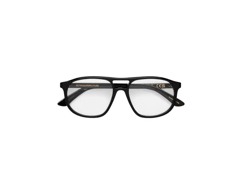 Retrosuperfuture Unisex 7SA Numero 127 Nero Montature da vista Acetato Nero Squadrata miniatura 2