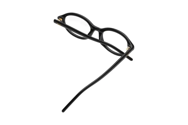 Unisex 82O NUMERO 145 NERO Montature da vista Acetato Nero Geometrica miniatura 3