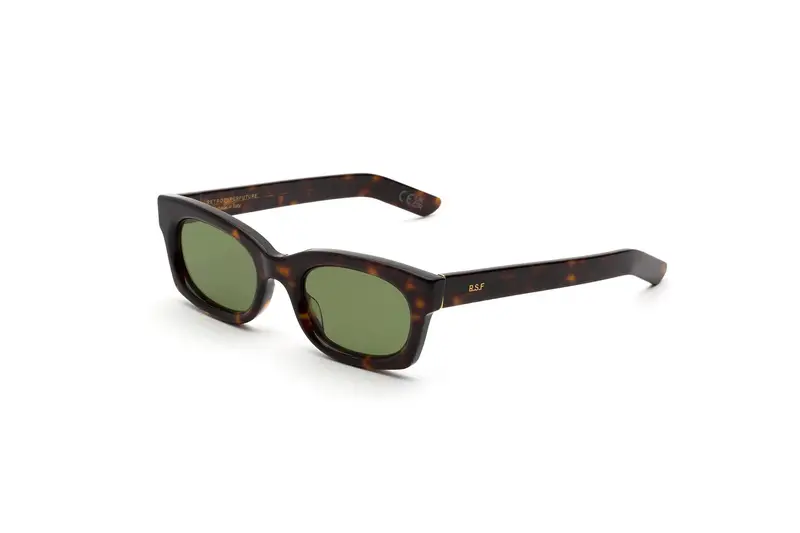 Retrosuperfuture Unisex 85Z Ambos 3627 Occhiali da sole Acetato Havana Verde Squadrata Normale