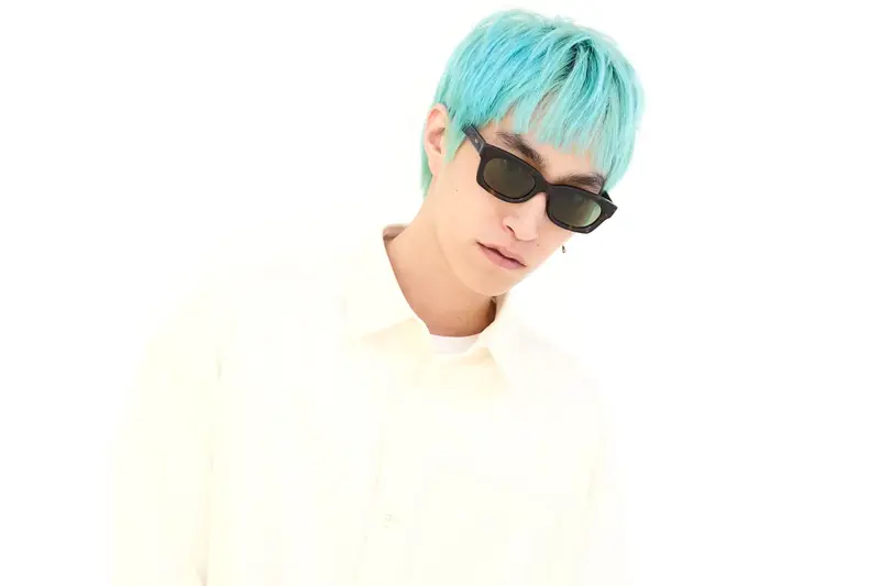 Retrosuperfuture Unisex 85Z Ambos 3627 Occhiali da sole Acetato Havana Verde Squadrata Normale miniatura 2