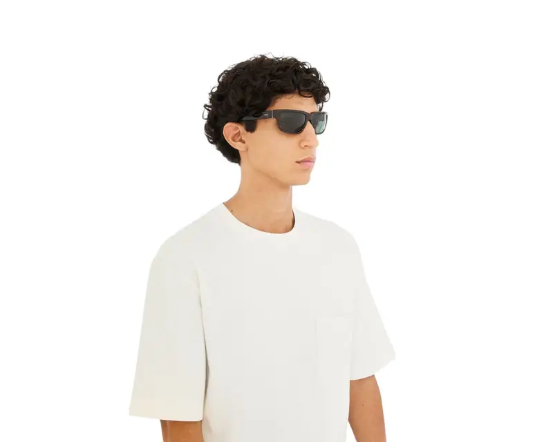 Retrosuperfuture Unisex 8HQ Thelonius 3627 Occhiali da sole Acetato Havana Verde Squadrata Normale miniatura 3