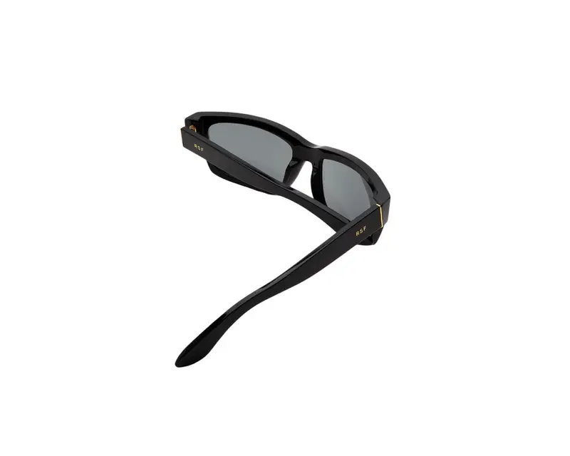 Retrosuperfuture Unisex 8VS Thelonius Black Occhiali da sole Acetato Nero Nero Squadrata Normale miniatura 3