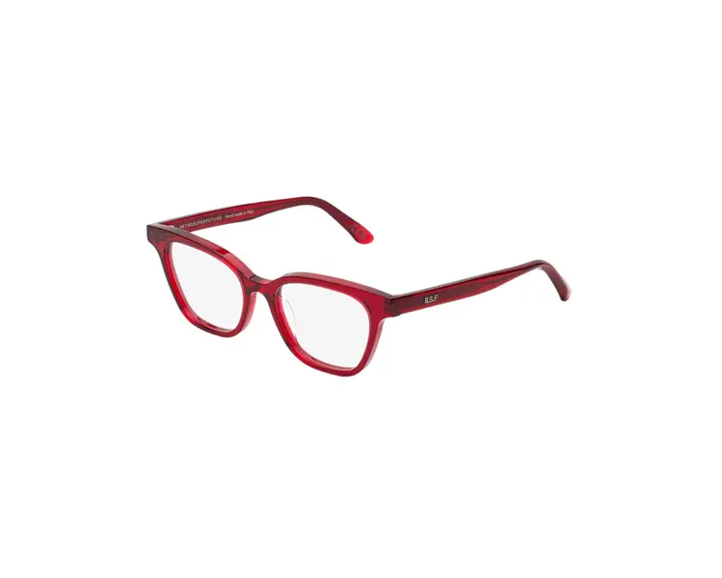 Retrosuperfuture Unisex 9O4 Numero 131 Rossissimo Montature da vista Acetato Rosso  Squadrata