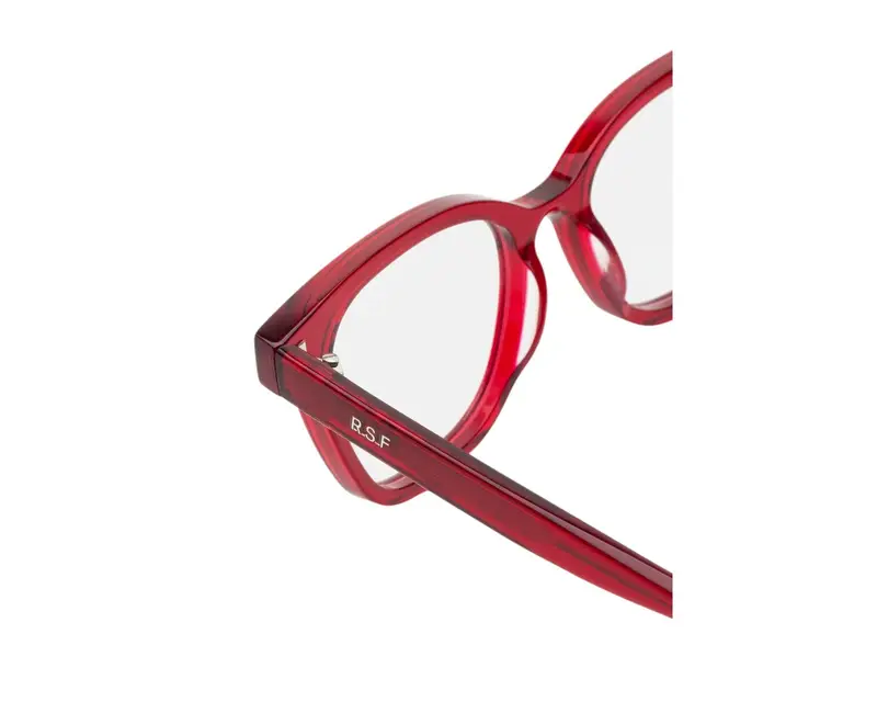 Retrosuperfuture Unisex 9O4 Numero 131 Rossissimo Montature da vista Acetato Rosso Squadrata miniatura 2