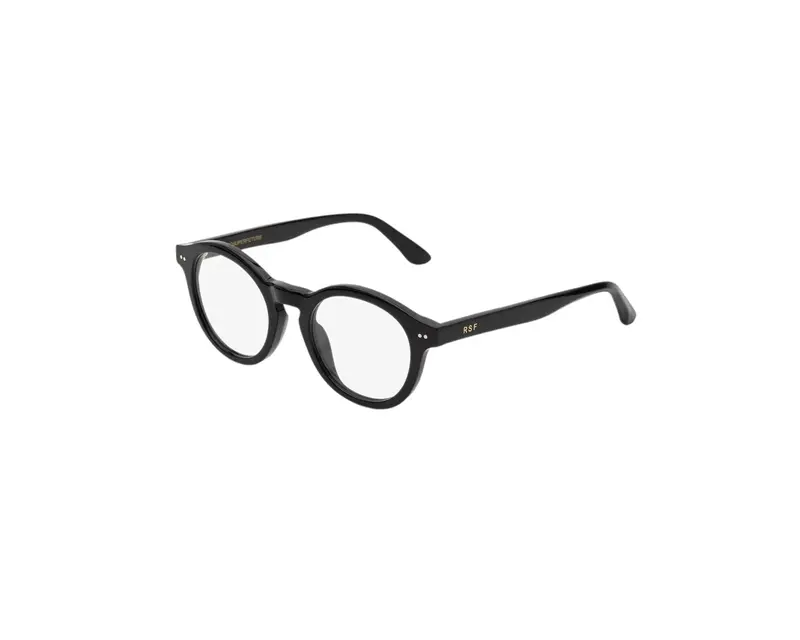 Retrosuperfuture Unisex A88 Numero 129 Nero Montature da vista Acetato Nero  Rotonda