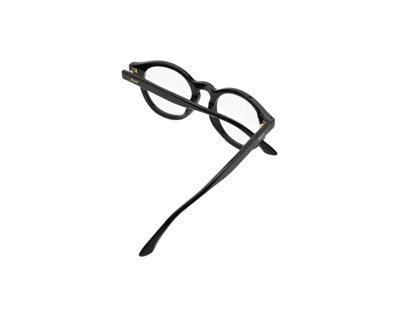 Retrosuperfuture Unisex A88 Numero 129 Nero Montature da vista Acetato Nero Rotonda miniatura 3