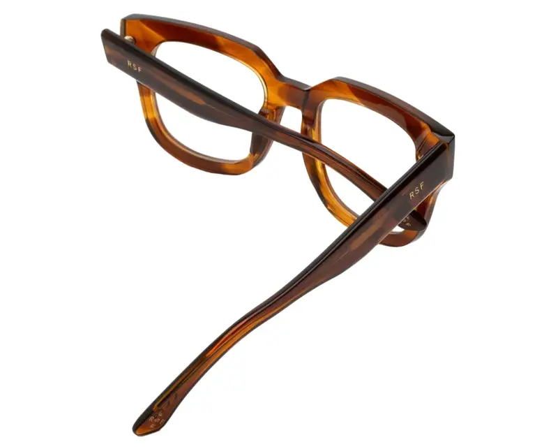 Retrosuperfuture Unisex AIA Sabato optical Striata Montature da vista Acetato Marrone Squadrata Normale miniatura 2
