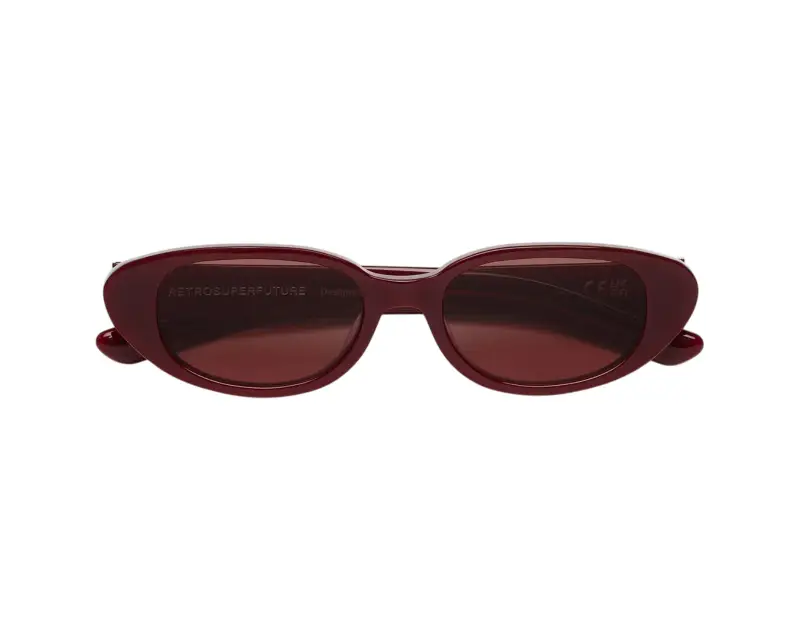 Unisex AN3 VEGA BORDEAUX Occhiali da sole Acetato Bordeaux Bordeaux Geometrica Normale miniatura 2
