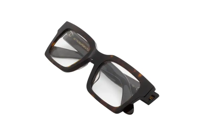 Unisex AV9 NUMERO 144 HAVANA Montature da vista Acetato Havana Squadrata miniatura 3