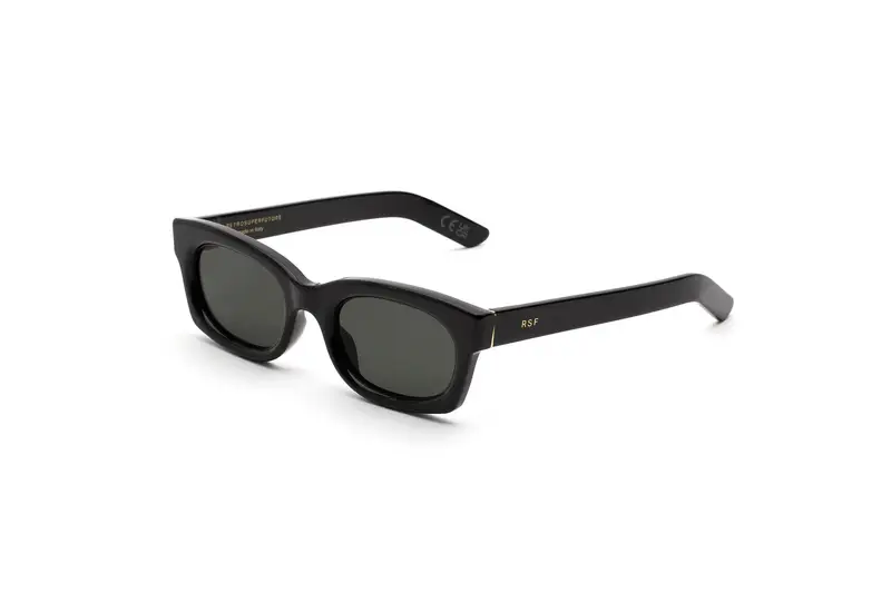 Retrosuperfuture Unisex B5B Ambos Black Occhiali da sole Acetato Nero Grigio Squadrata Normale