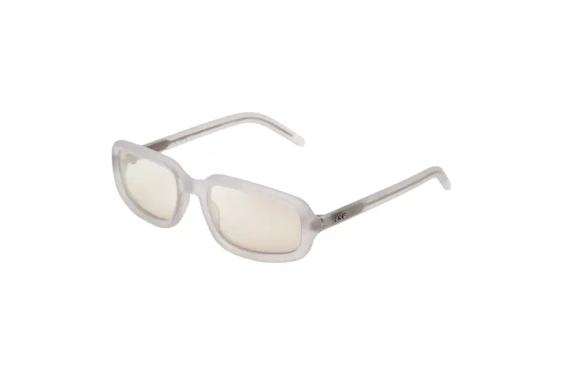 Unisex BKP TROLL FROZEN Occhiali da sole Acetato Trasparente Grigio Squadrata Normale