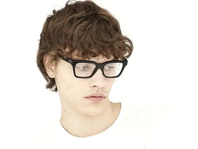 Unisex CCT America Optical Nero Montature da vista Acetato Nero Squadrata miniatura 3