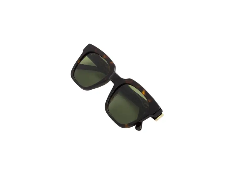 Retrosuperfuture Unisex CG1 Giusto 3627 Green Occhiali da sole Acetato Havana Verde Squadrata Normale miniatura 2
