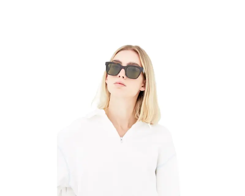 Retrosuperfuture Unisex CG1 Giusto 3627 Green Occhiali da sole Acetato Havana Verde Squadrata Normale miniatura 3