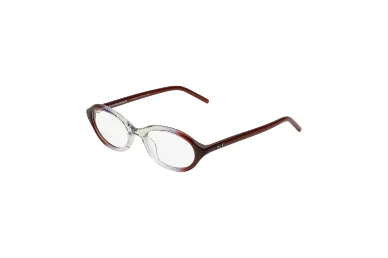 Unisex CMF NUMERO 145 SIDE FADE Montature da vista Acetato Bordeaux Geometrica