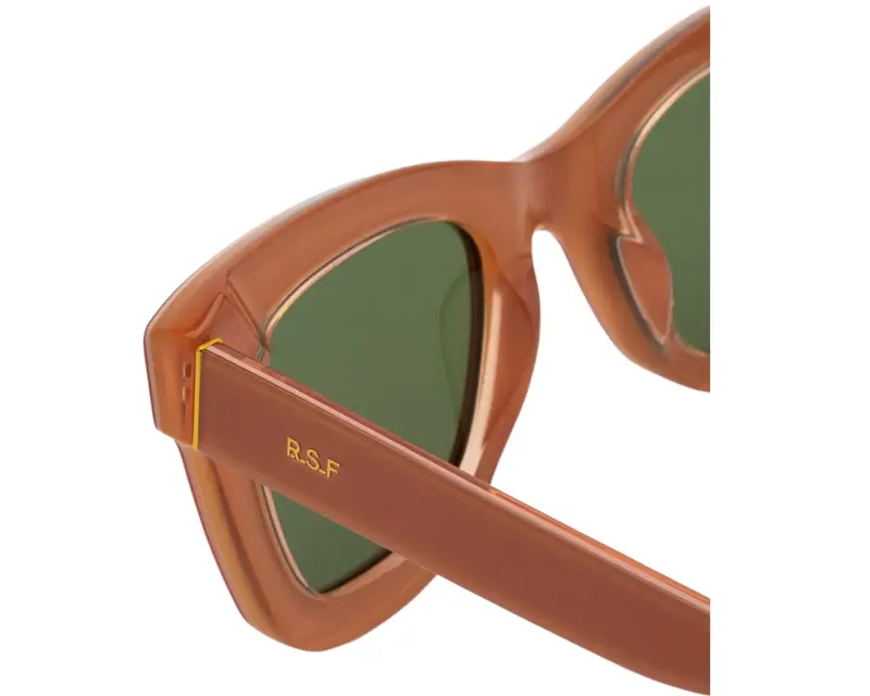 Retrosuperfuture Unisex CXY Altura Pale pink Occhiali da sole Acetato Rosa Verde Squadrata Normale miniatura 2