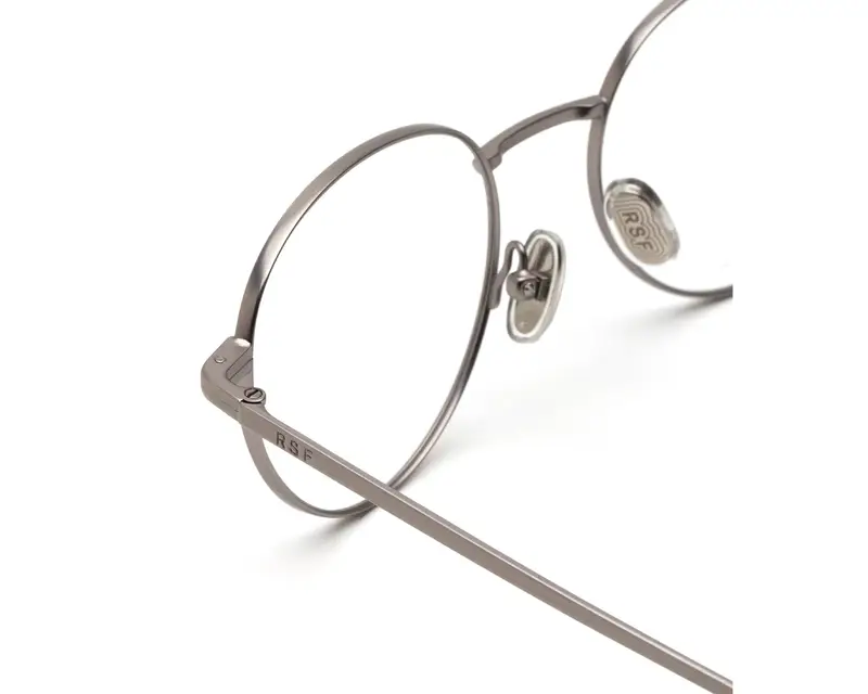 Retrosuperfuture Unisex CXZ Numero 137 Salvia Montature da vista Metallo Argento Rotonda miniatura 2