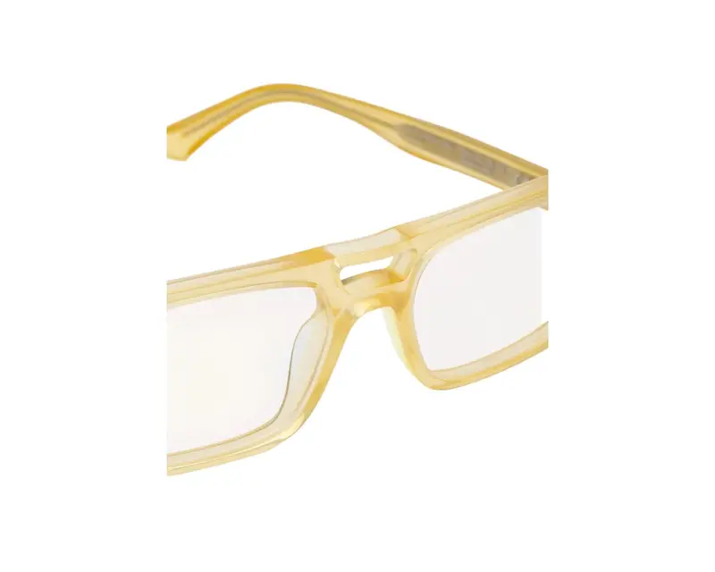Retrosuperfuture Unisex D5Q Numero 128 Cremoso Montature da vista Acetato Crema miniatura 2