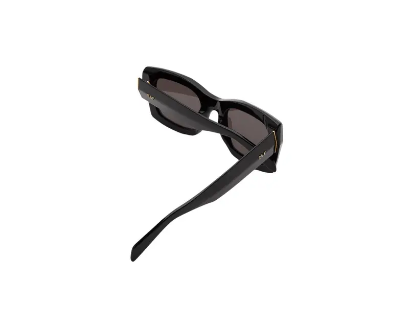 Retrosuperfuture Unisex D73 Komori Black Occhiali da sole Acetato Nero Grigio Squadrata Normale miniatura 2