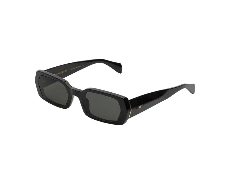 Unisex DHP L'ALTRO BLACK Occhiali da sole Acetato Nero Nero Squadrata Normale