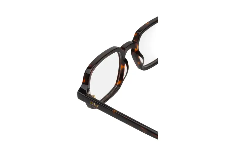 Unisex DPB NUMERO 141 HAVANA Montature da vista Acetato Havana Squadrata miniatura 3