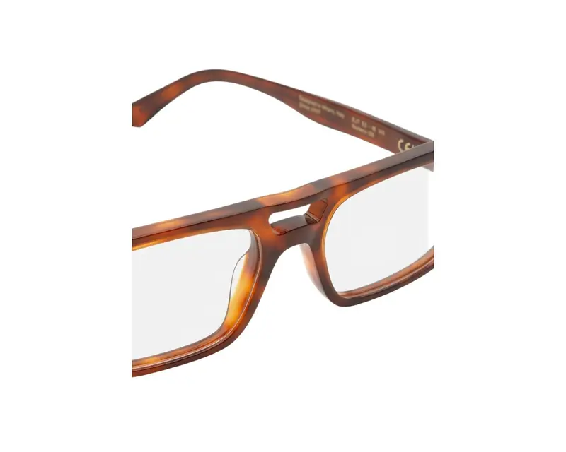 Retrosuperfuture Unisex EJ7 Numero 128 Havana Diversa Montature da vista Acetato Havana Squadrata miniatura 2