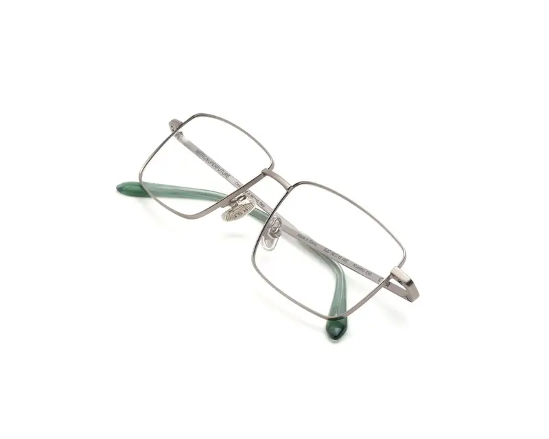 Retrosuperfuture Unisex EJC NUmero 139 Salvia Montature da vista Metallo Argento Squadrata miniatura 2