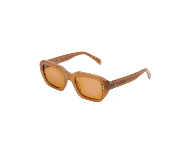 Retrosuperfuture Unisex ELV Miles Orange Occhiali da sole Acetato Arancione Marrone Squadrata Normale