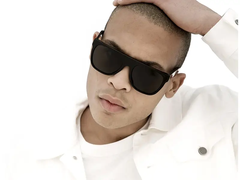 Retrosuperfuture Unisex FZQ Flat Top Black Occhiali da sole Acetato Nero Nero Pilot Normale miniatura 2