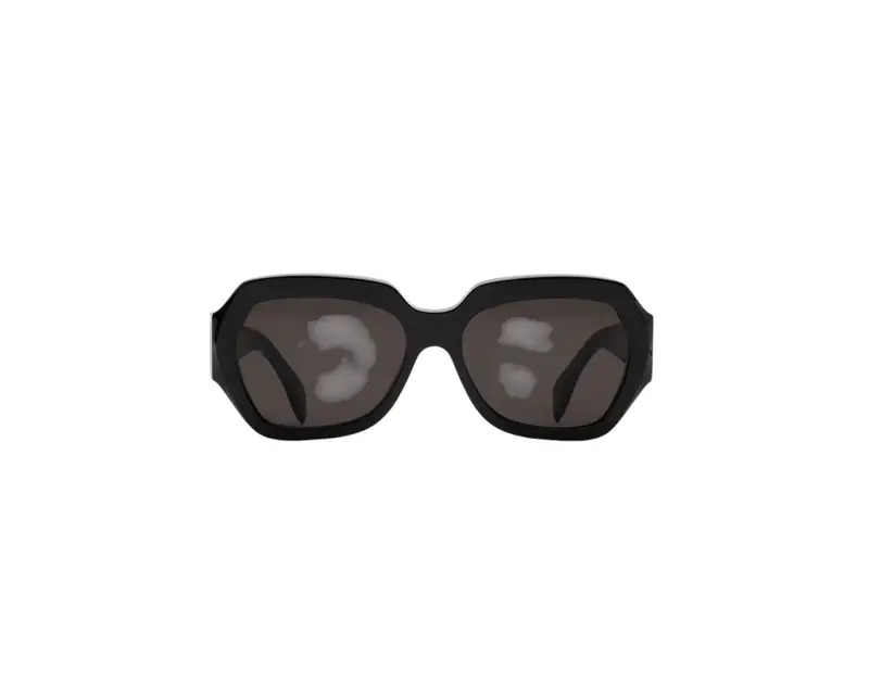 Retrosuperfuture Unisex G5I Nala Black Occhiali da sole Acetato Nero Nero Squadrata Normale miniatura 2