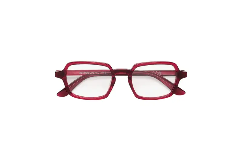 Unisex G6R NUMERO 141 BORDEAUX Montature da vista Acetato Bordeaux Squadrata miniatura 2