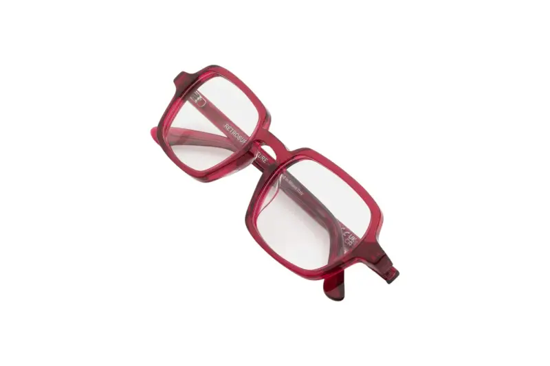 Unisex G6R NUMERO 141 BORDEAUX Montature da vista Acetato Bordeaux Squadrata miniatura 3