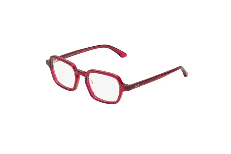 Unisex G6R NUMERO 141 BORDEAUX Montature da vista Acetato Bordeaux Squadrata