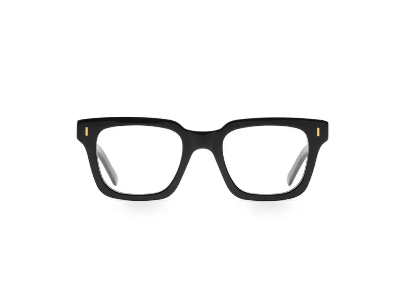 Unisex GCT Numero 79 Nero Montature da vista Acetato Nero Squadrata miniatura 2