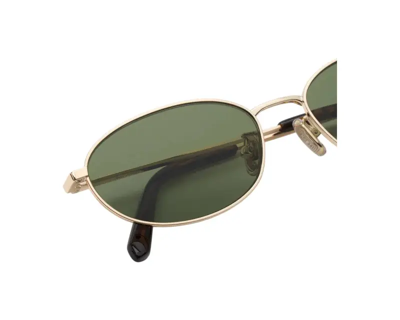 Unisex GI9 UOVO CLASSICO Occhiali da sole Metallo Oro Verde Geometrica Normale miniatura 3