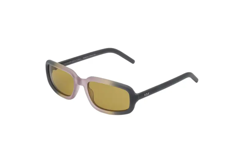 Unisex GW9 TROLL SIDE FADE Occhiali da sole Acetato Grigio Marrone Squadrata Normale