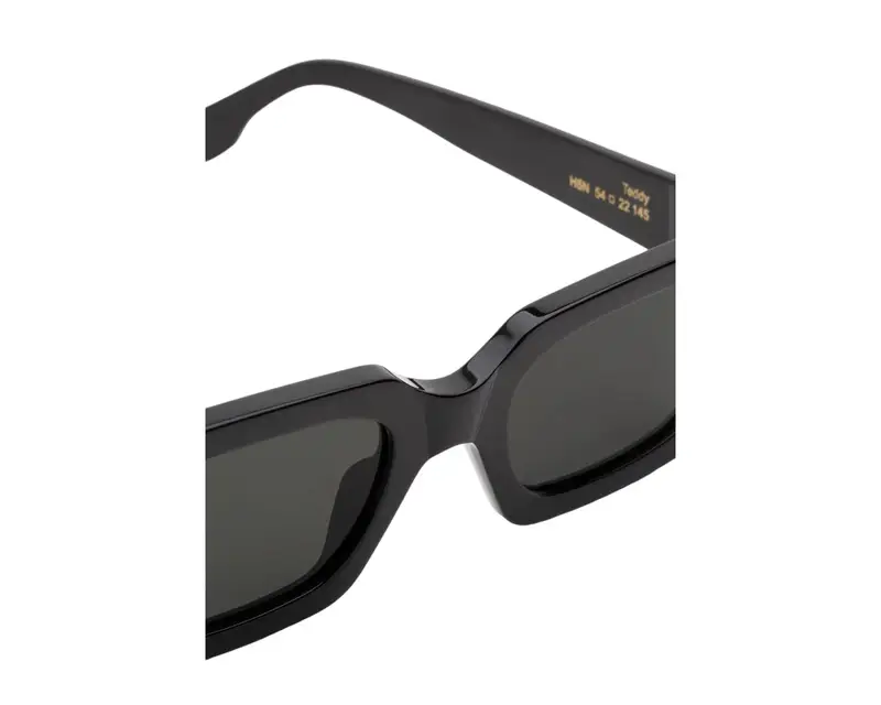 Retrosuperfuture Unisex H5N Teddy Nero Occhiali da sole Nero Nero Squadrata Normale miniatura 2