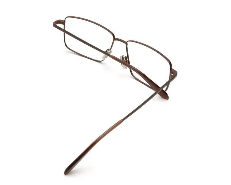 Retrosuperfuture Unisex HA9 NUmero 139 Dark brown Montature da vista Metallo Marrone Squadrata miniatura 2