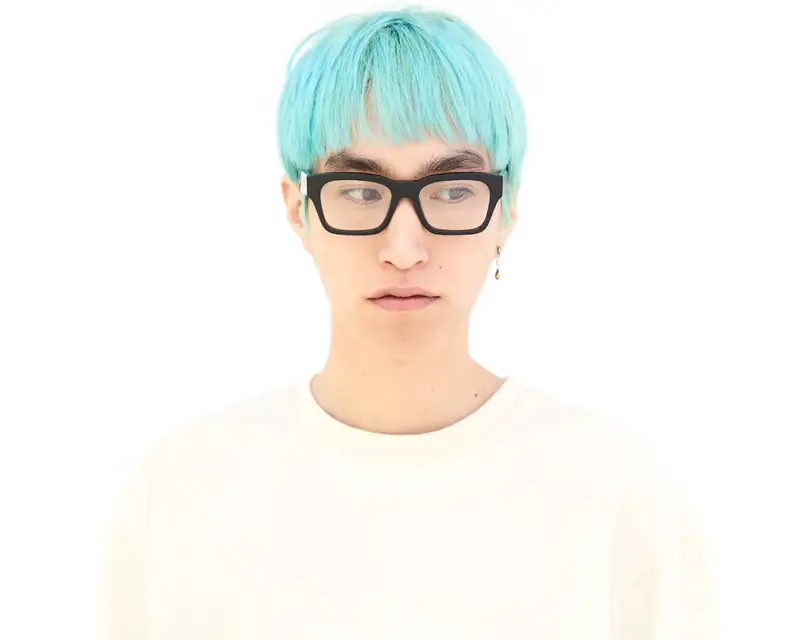 Retrosuperfuture Unisex I2L Numero 119 Black Montature da vista Acetato Nero Squadrata miniatura 3