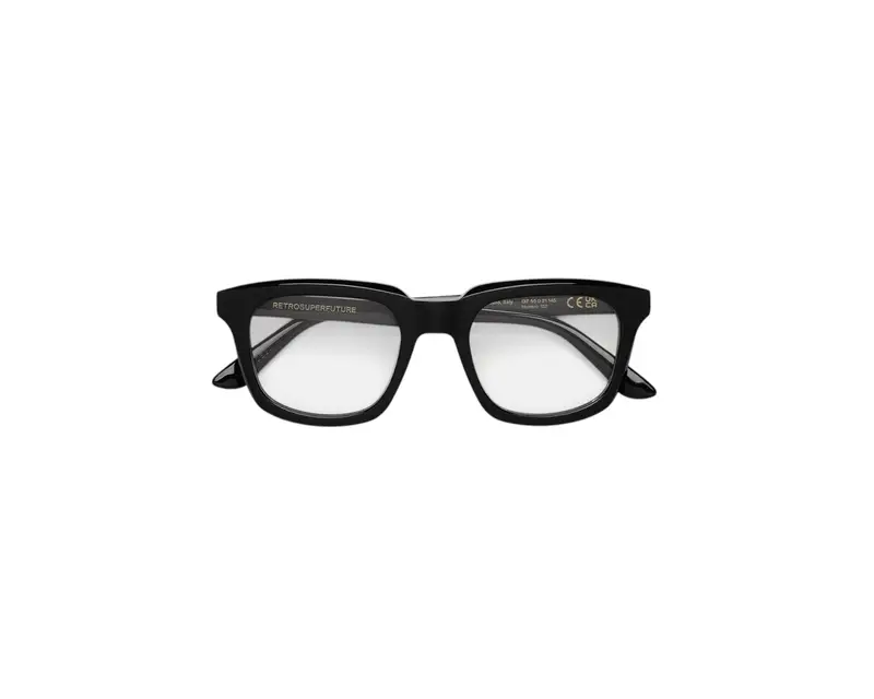 Retrosuperfuture Unisex I37 Numero 132 Nero Montature da vista Acetato Nero miniatura 2
